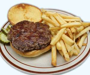 Hamburger and Fries